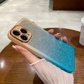 Gradient Rainbow Clear Phone Case