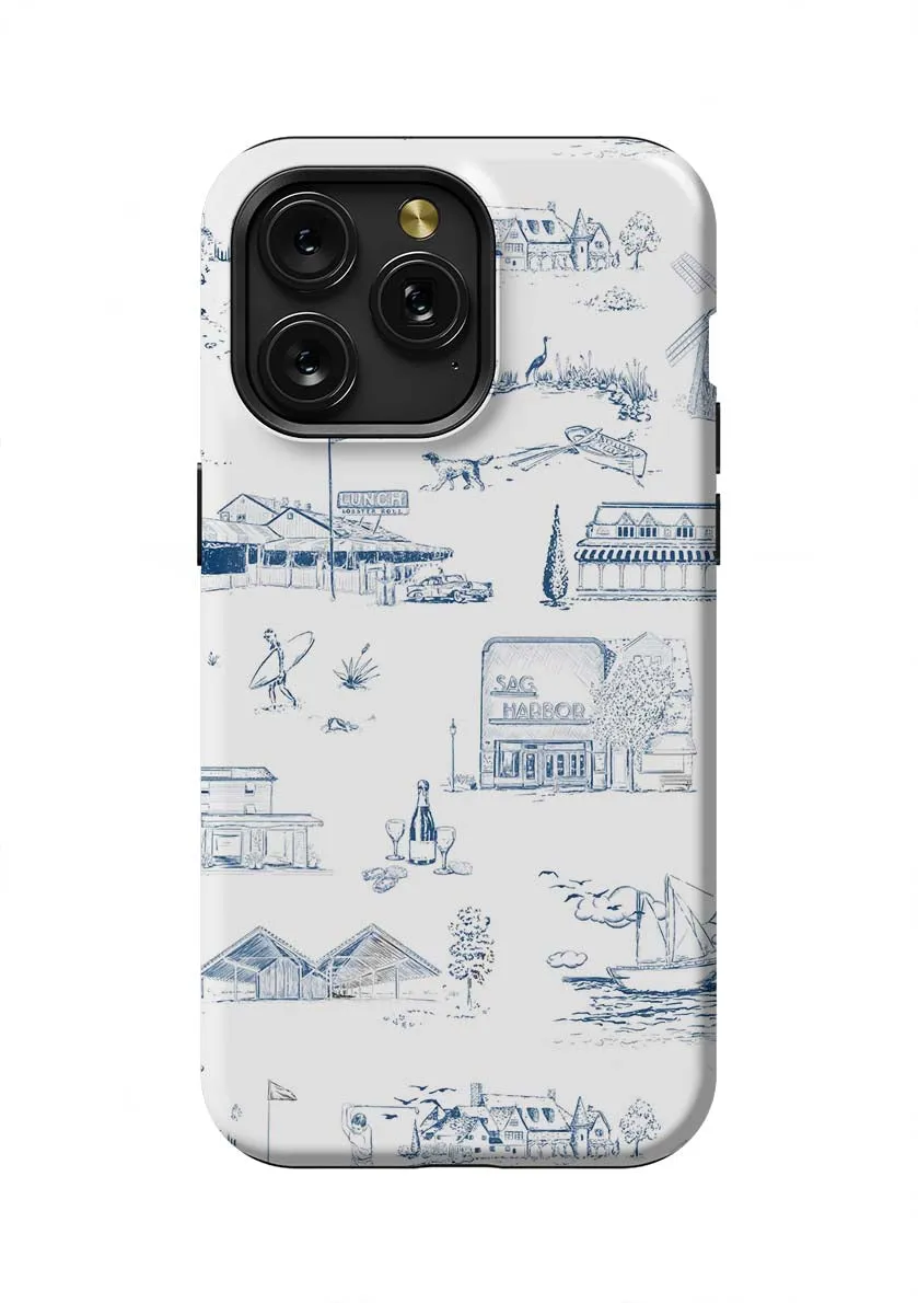 Hamptons Toile iPhone Case