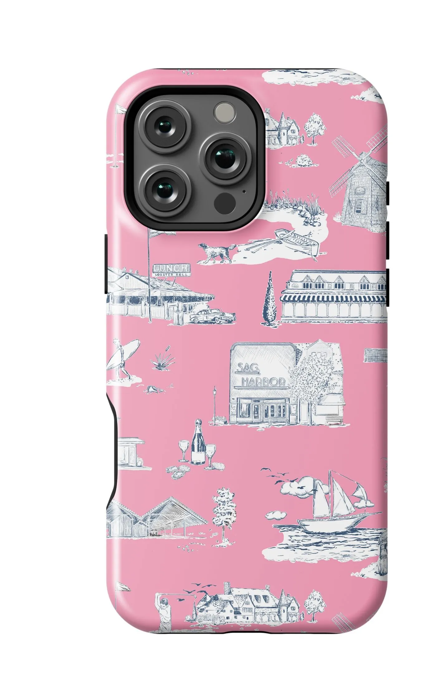 Hamptons Toile iPhone Case