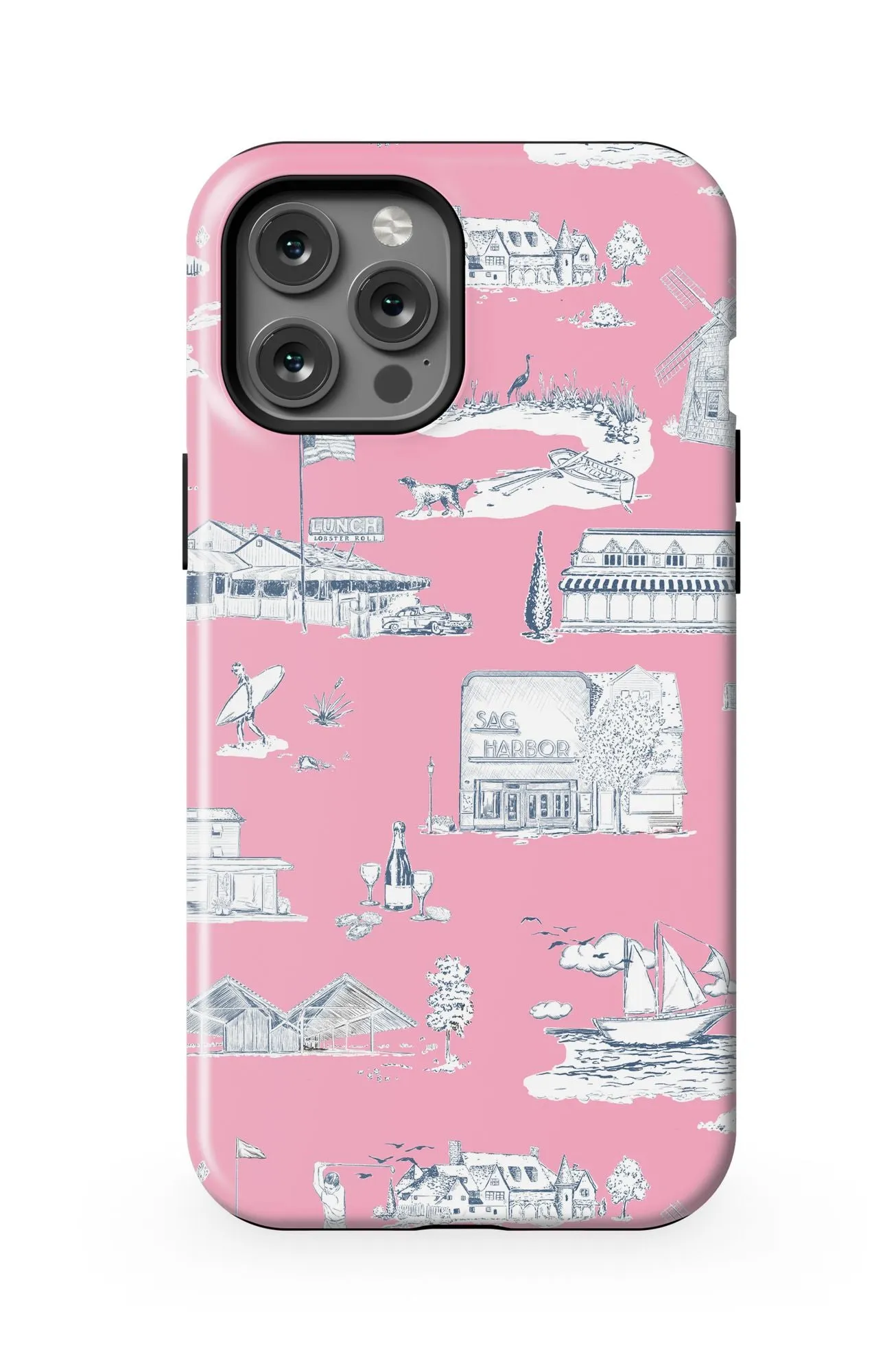 Hamptons Toile iPhone Case