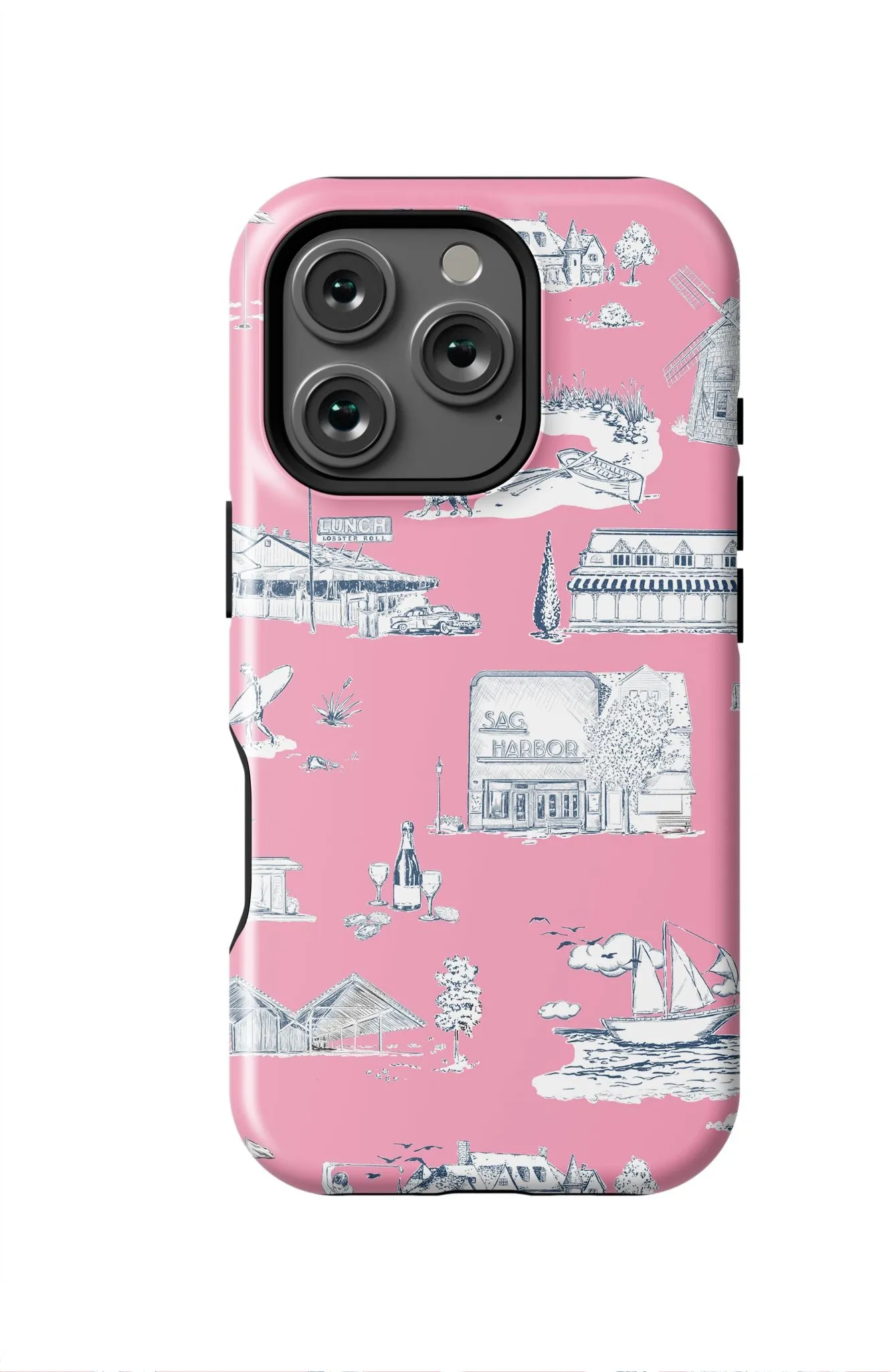 Hamptons Toile iPhone Case