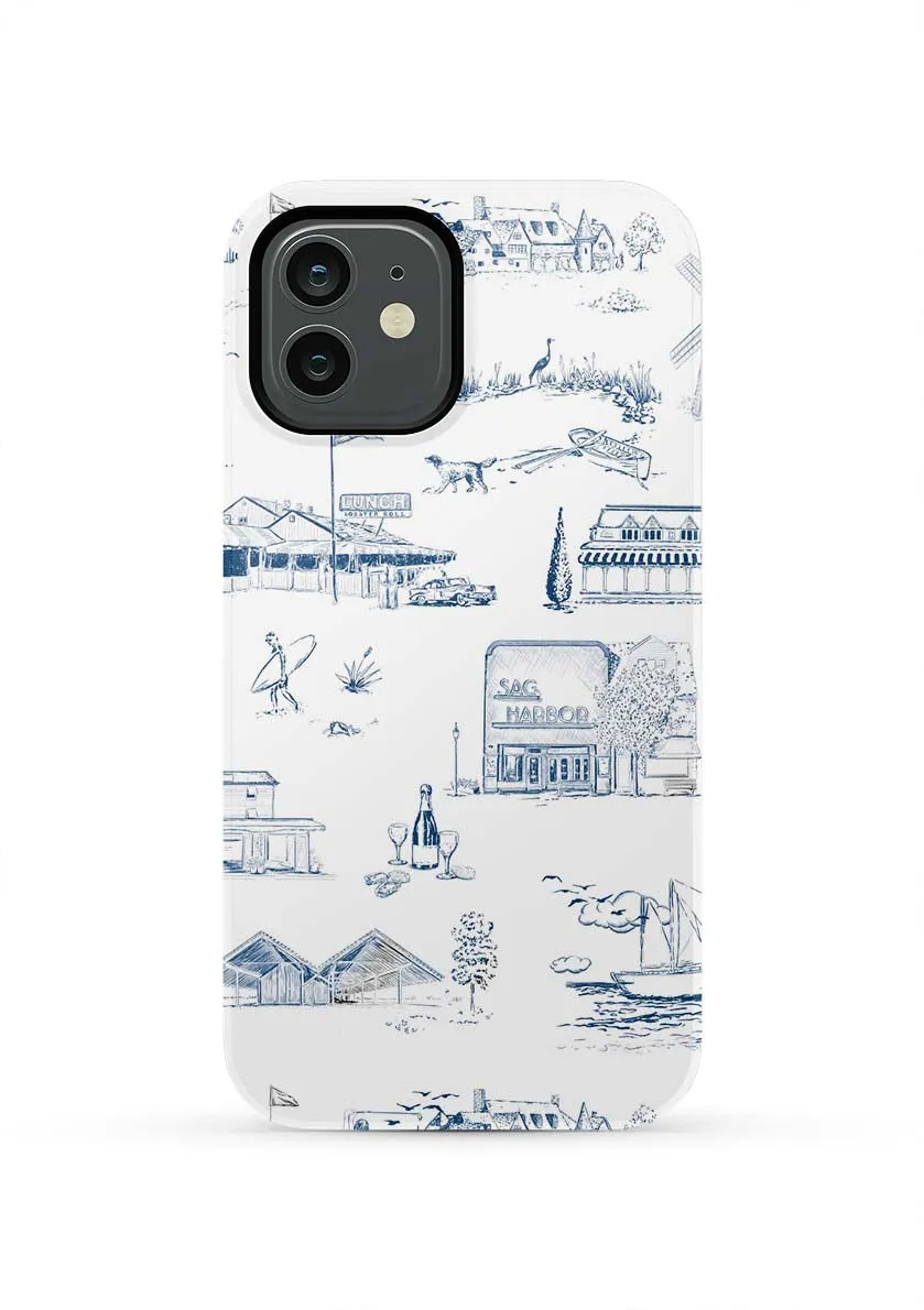 Hamptons Toile iPhone Case