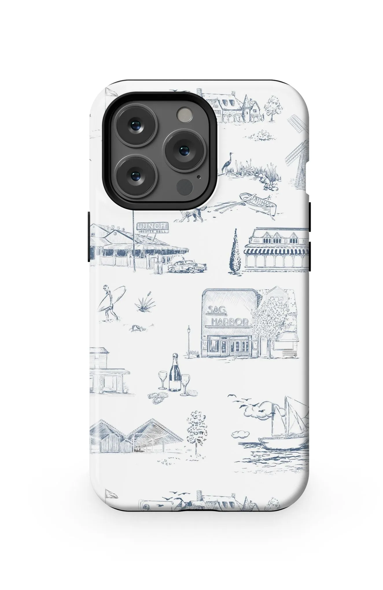 Hamptons Toile iPhone Case