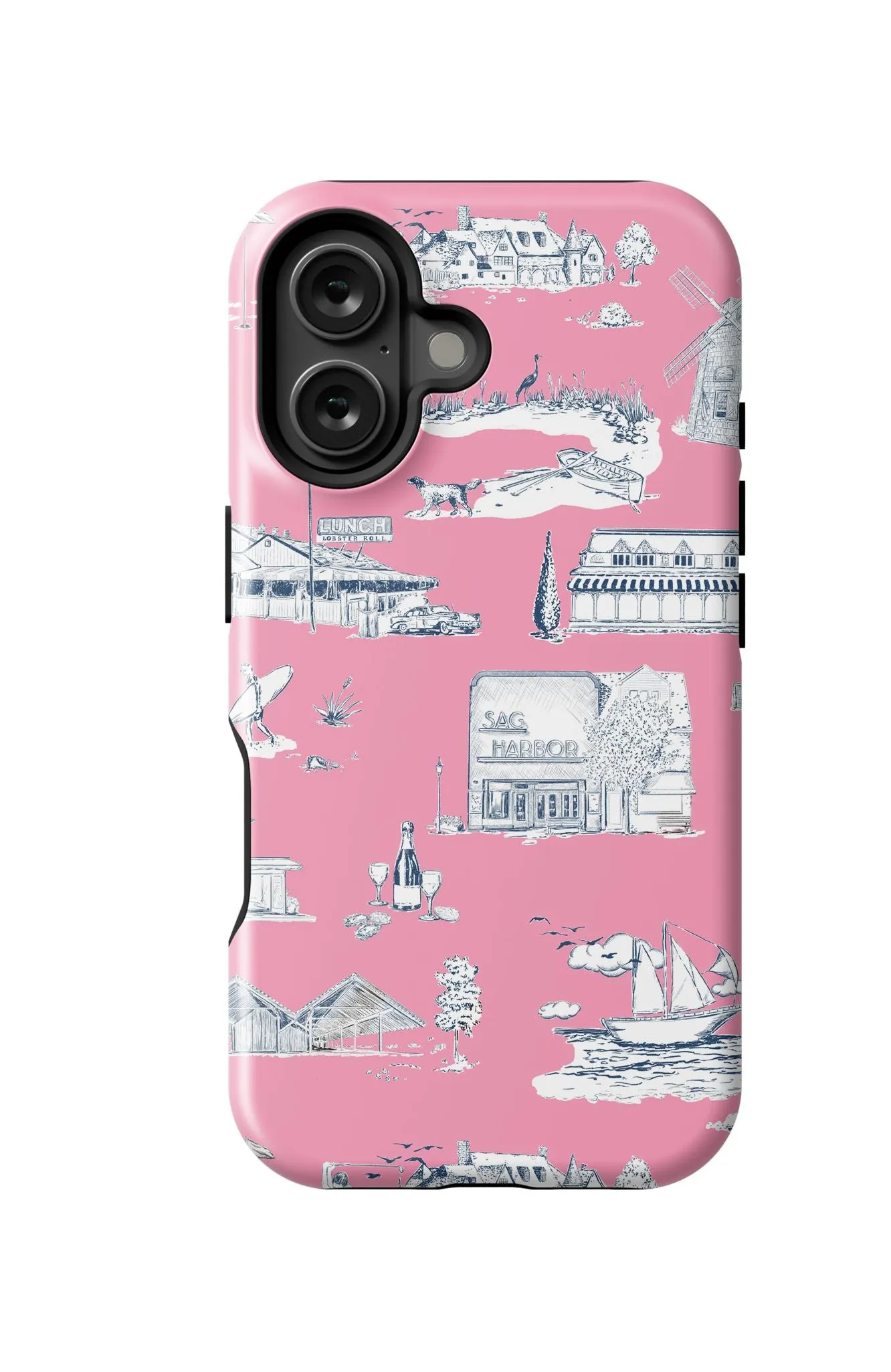 Hamptons Toile iPhone Case