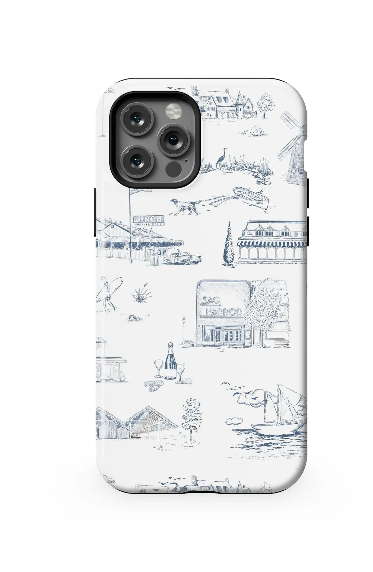 Hamptons Toile iPhone Case