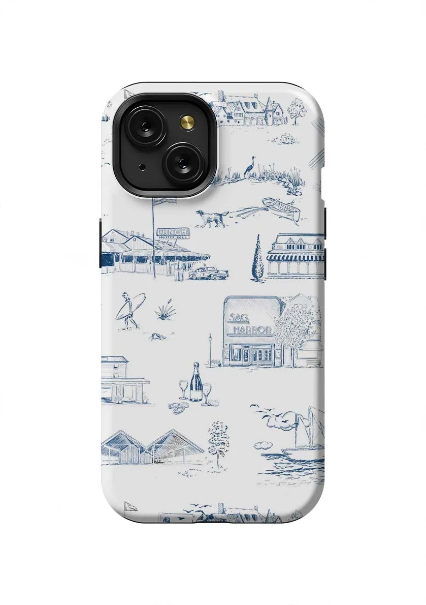 Hamptons Toile iPhone Case