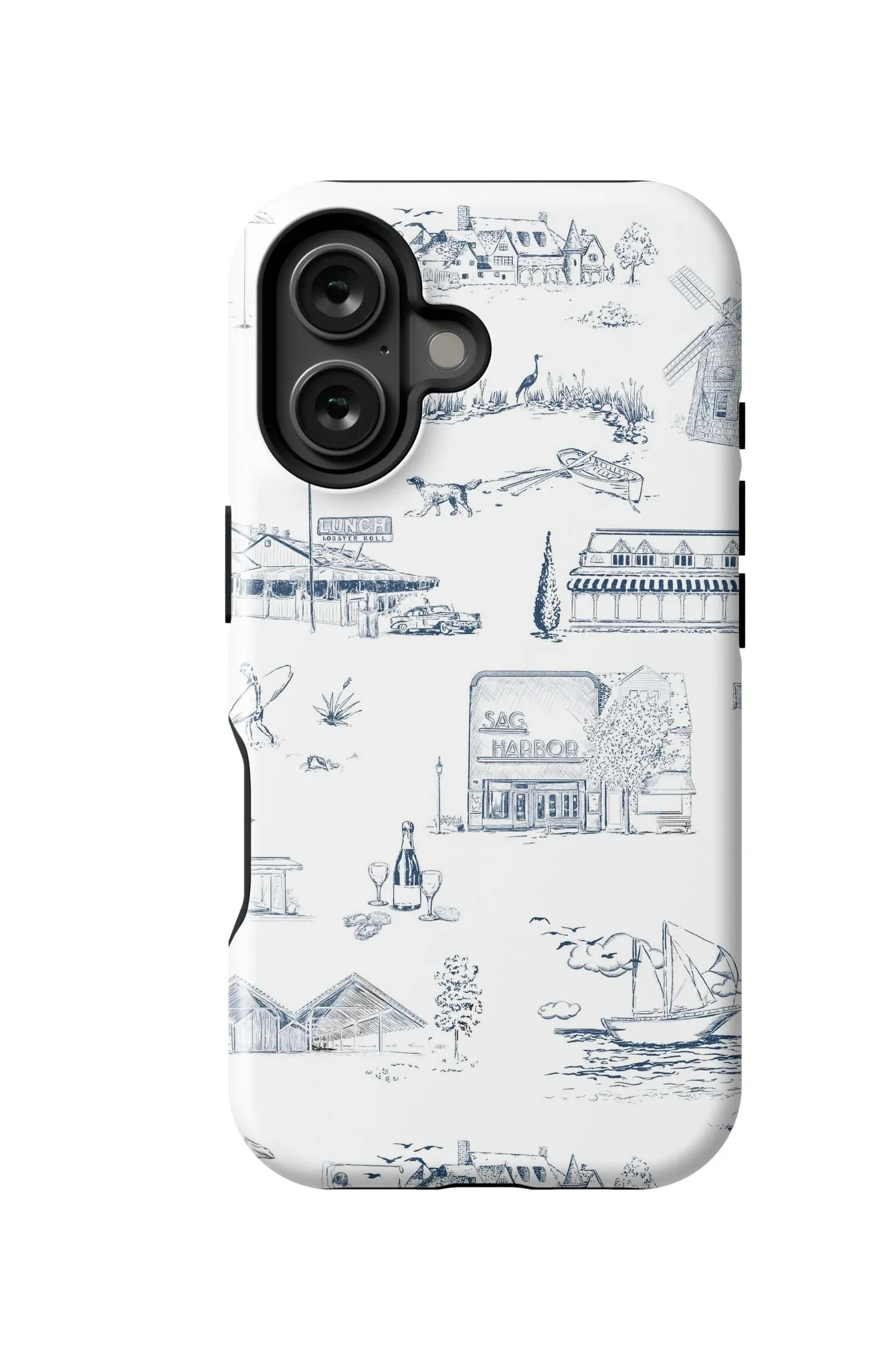 Hamptons Toile iPhone Case