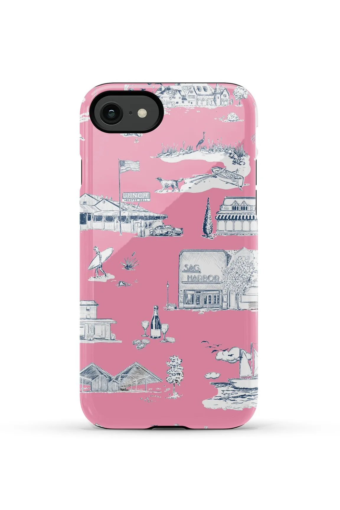 Hamptons Toile iPhone Case