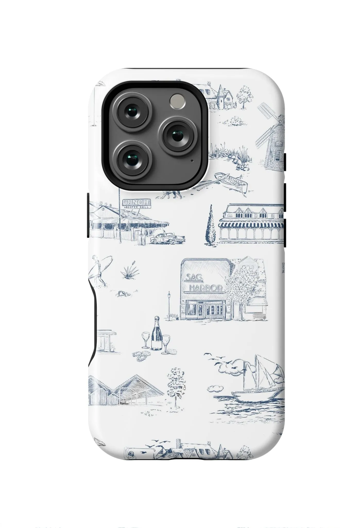 Hamptons Toile iPhone Case