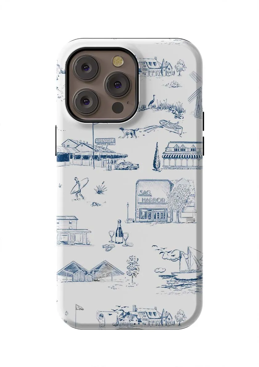 Hamptons Toile iPhone Case