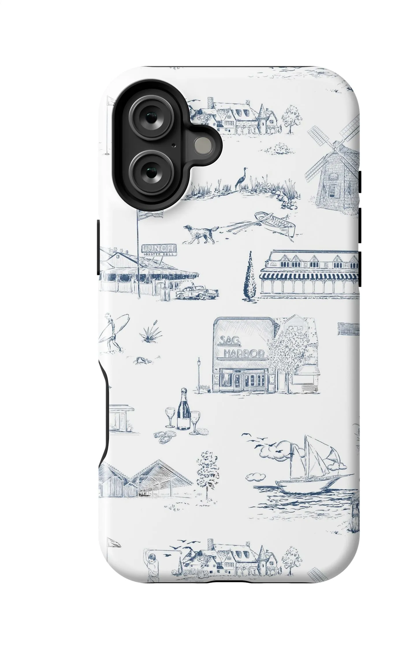 Hamptons Toile iPhone Case