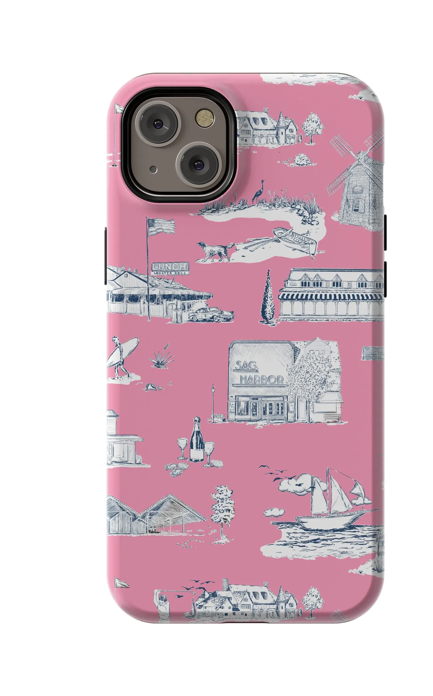 Hamptons Toile iPhone Case