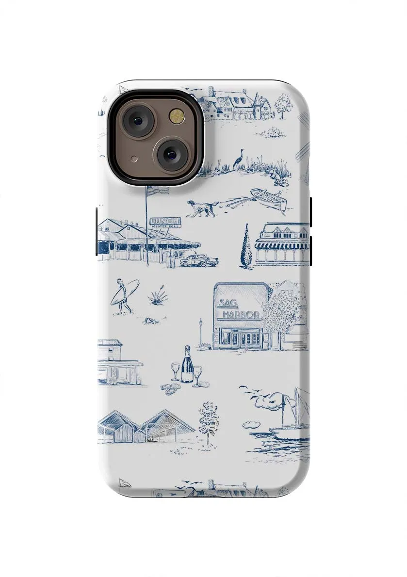 Hamptons Toile iPhone Case