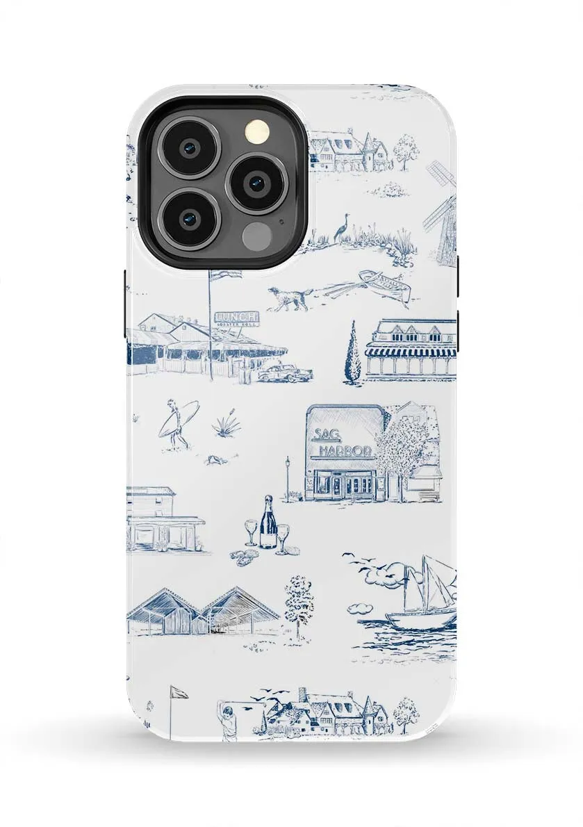 Hamptons Toile iPhone Case