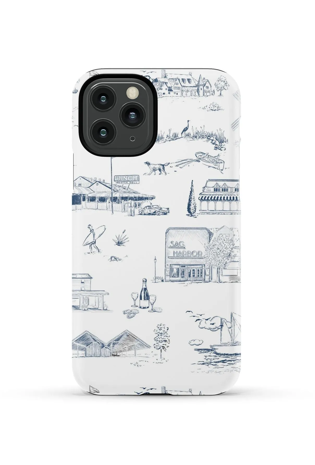 Hamptons Toile iPhone Case