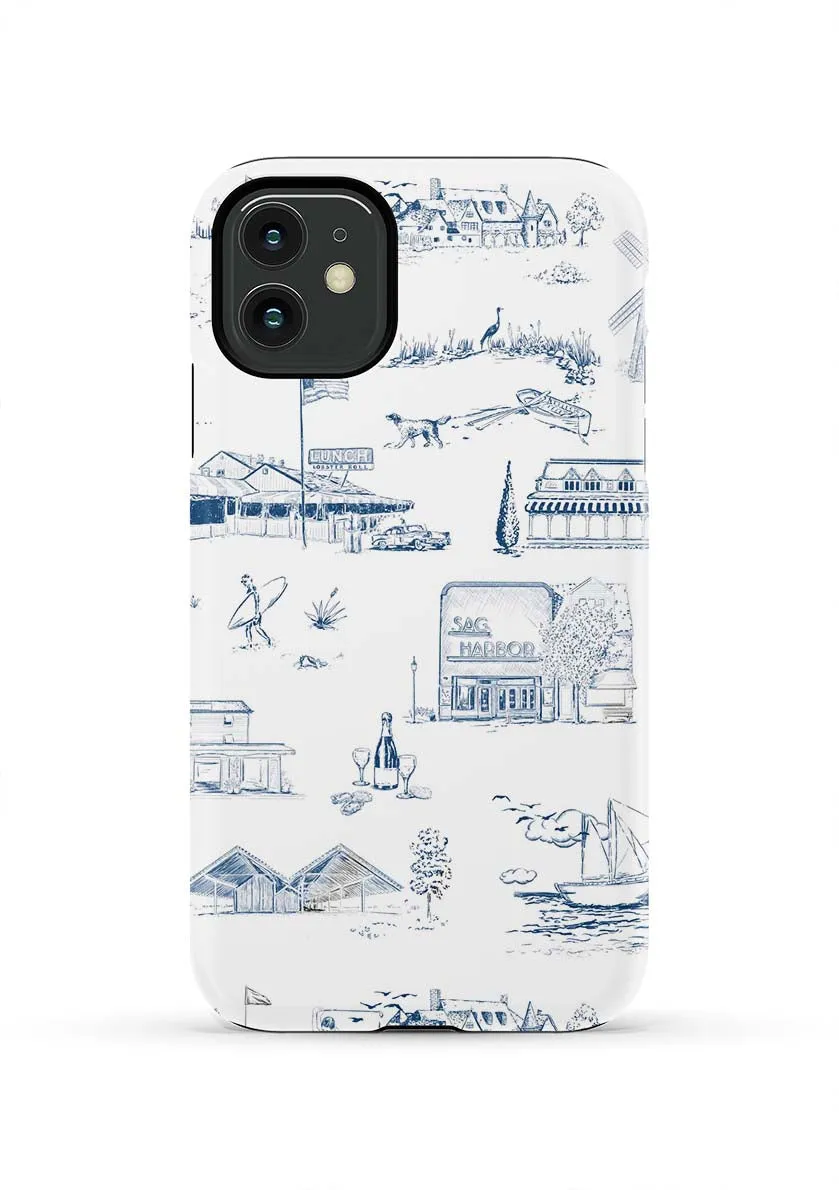 Hamptons Toile iPhone Case