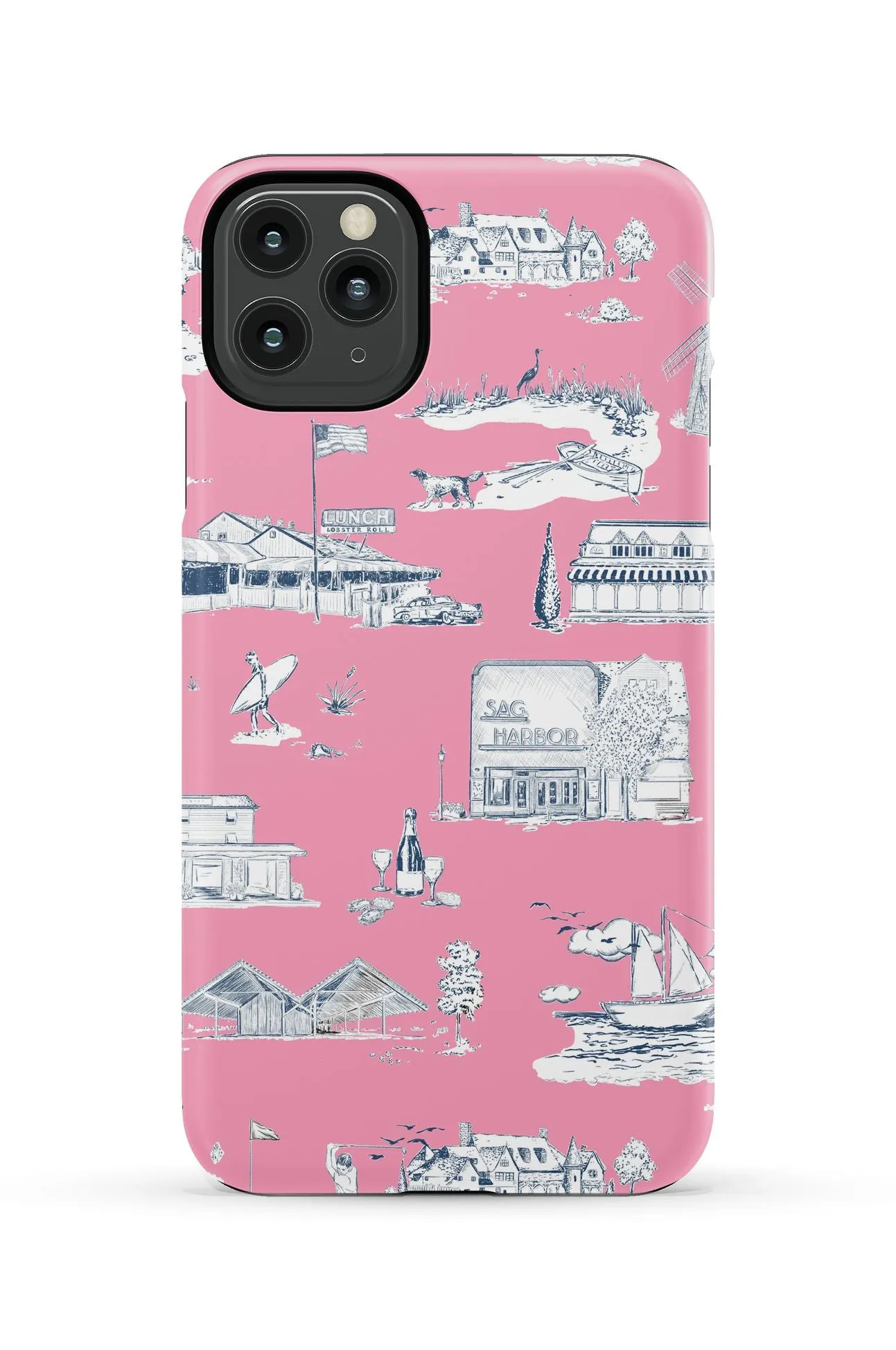 Hamptons Toile iPhone Case