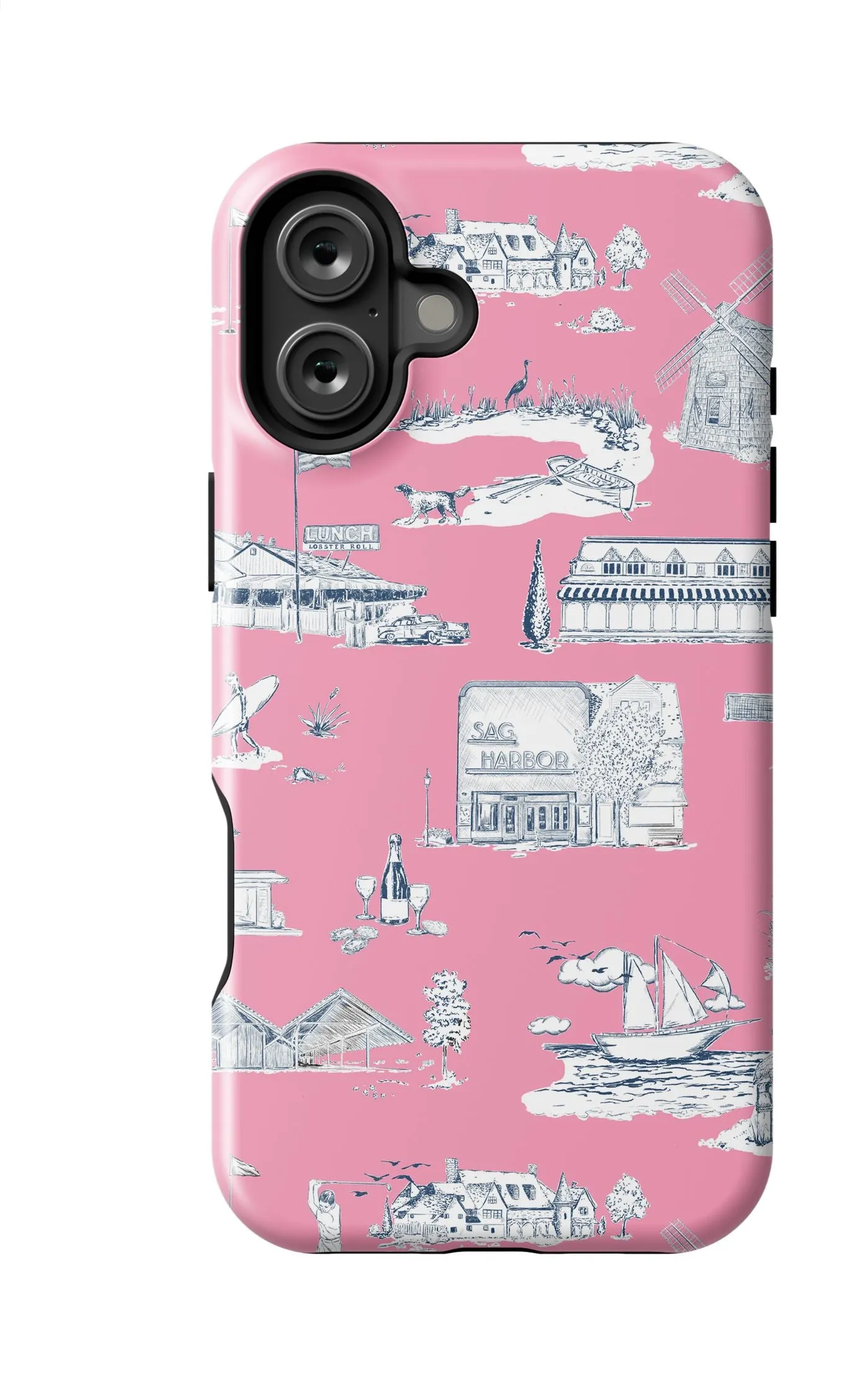 Hamptons Toile iPhone Case