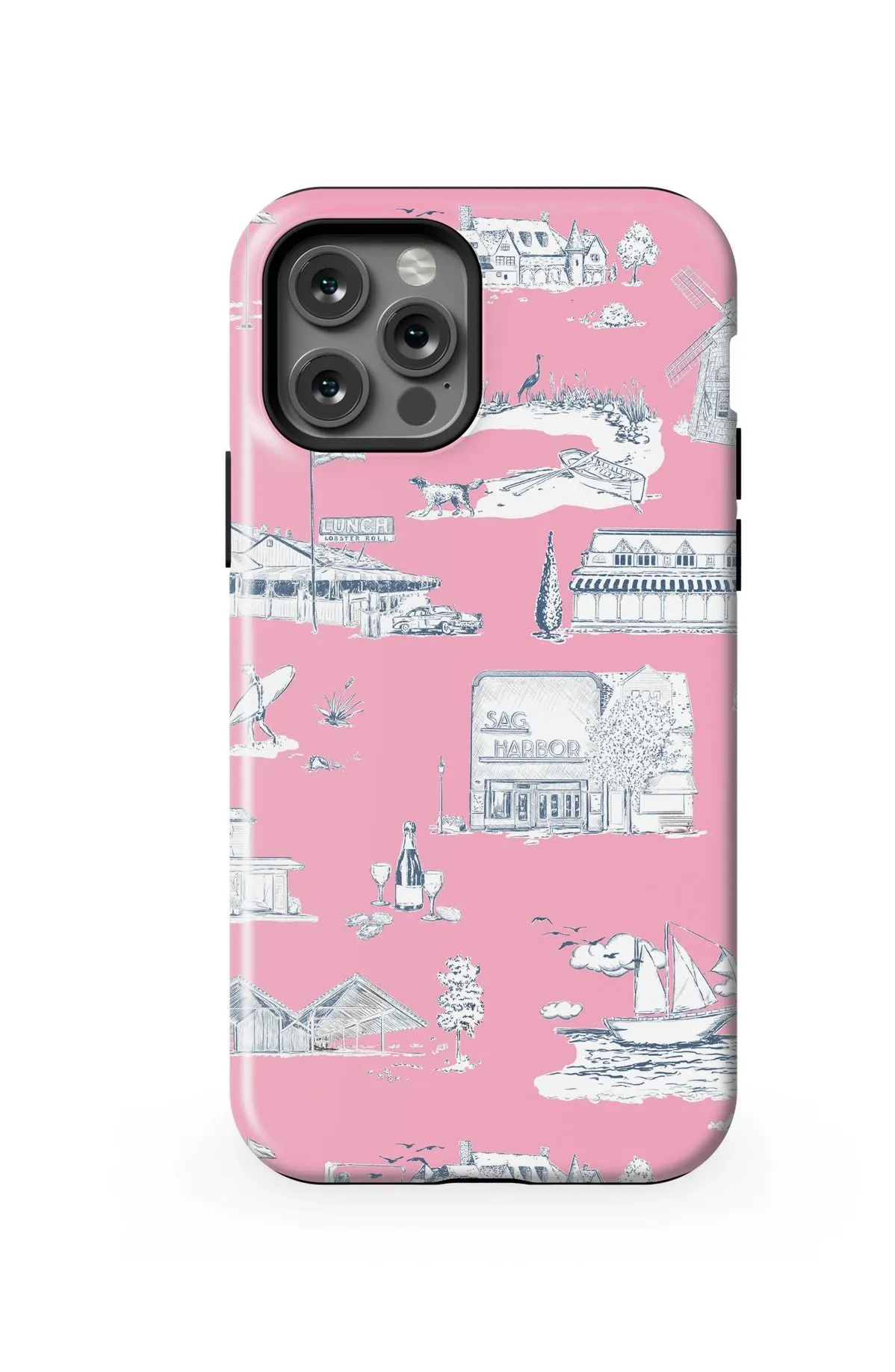 Hamptons Toile iPhone Case