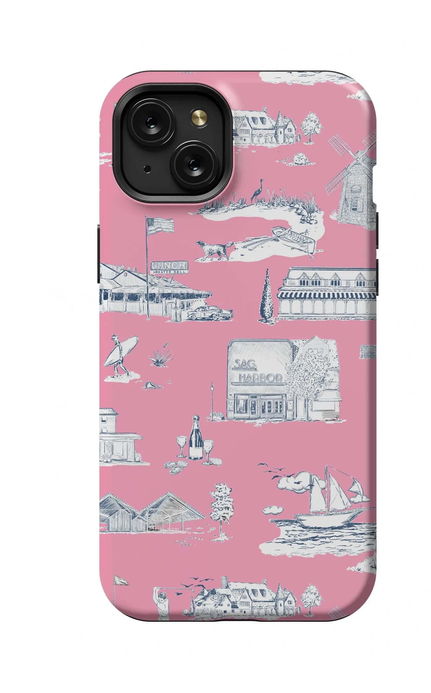 Hamptons Toile iPhone Case