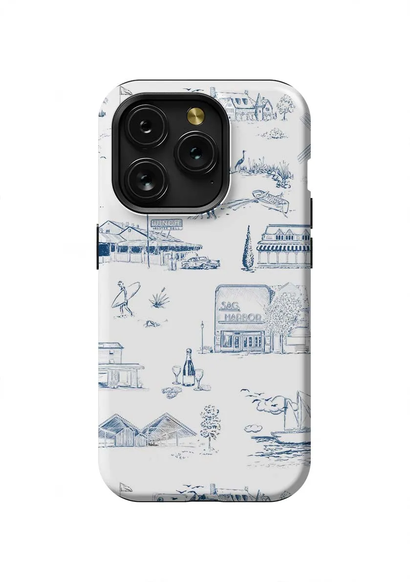 Hamptons Toile iPhone Case