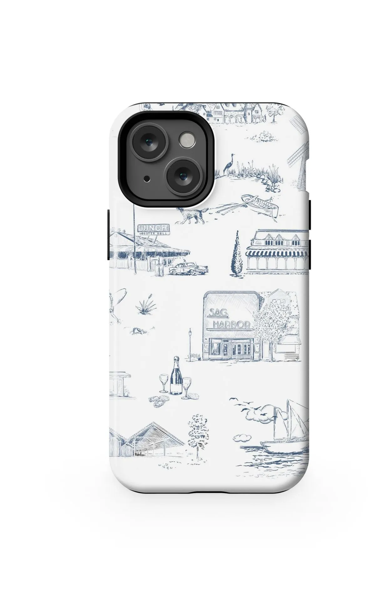 Hamptons Toile iPhone Case