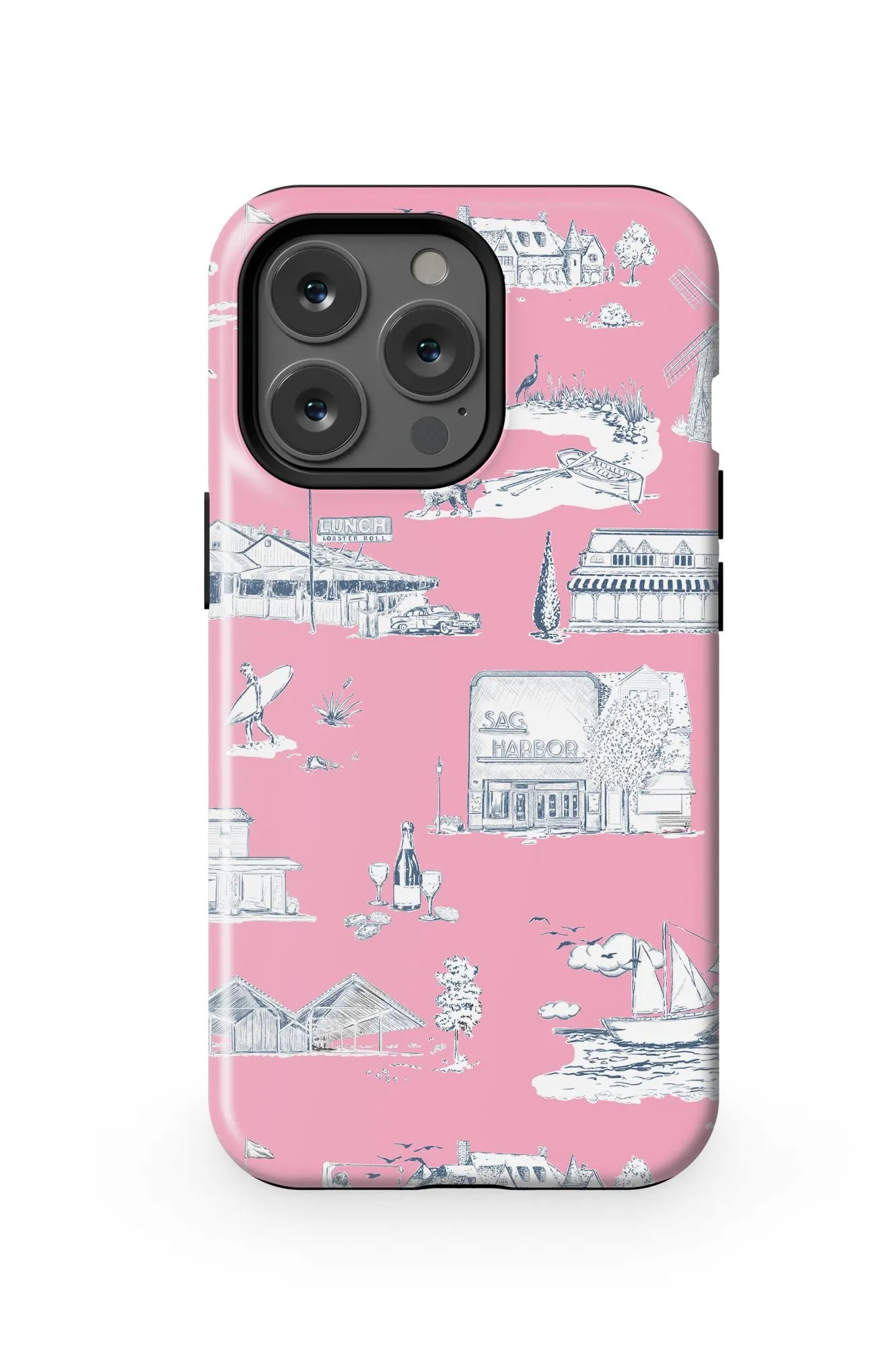 Hamptons Toile iPhone Case