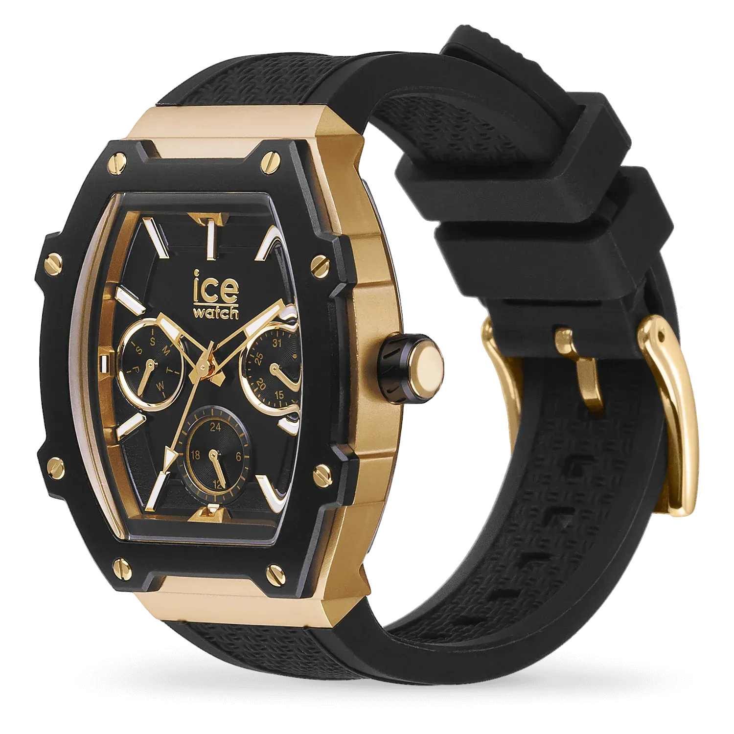 ICE Boliday Ladies Black Gold Watch 022865