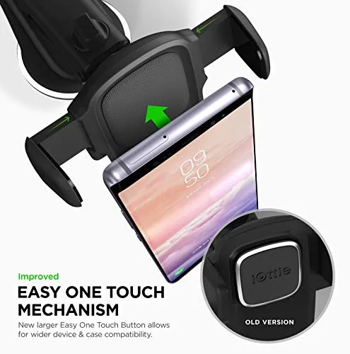 iOttie Easy One Touch 5 Dashboard & Windshield Car Mount Phone Holder Desk Stand for iPhone, Samsung, Moto, Huawei, Nokia, LG, Smartphones