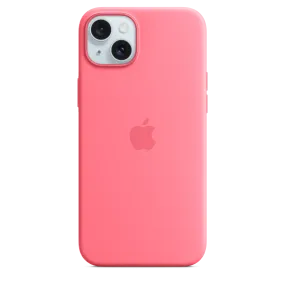 iPhone 15 Plus Silicone Case with MagSafe - Pink