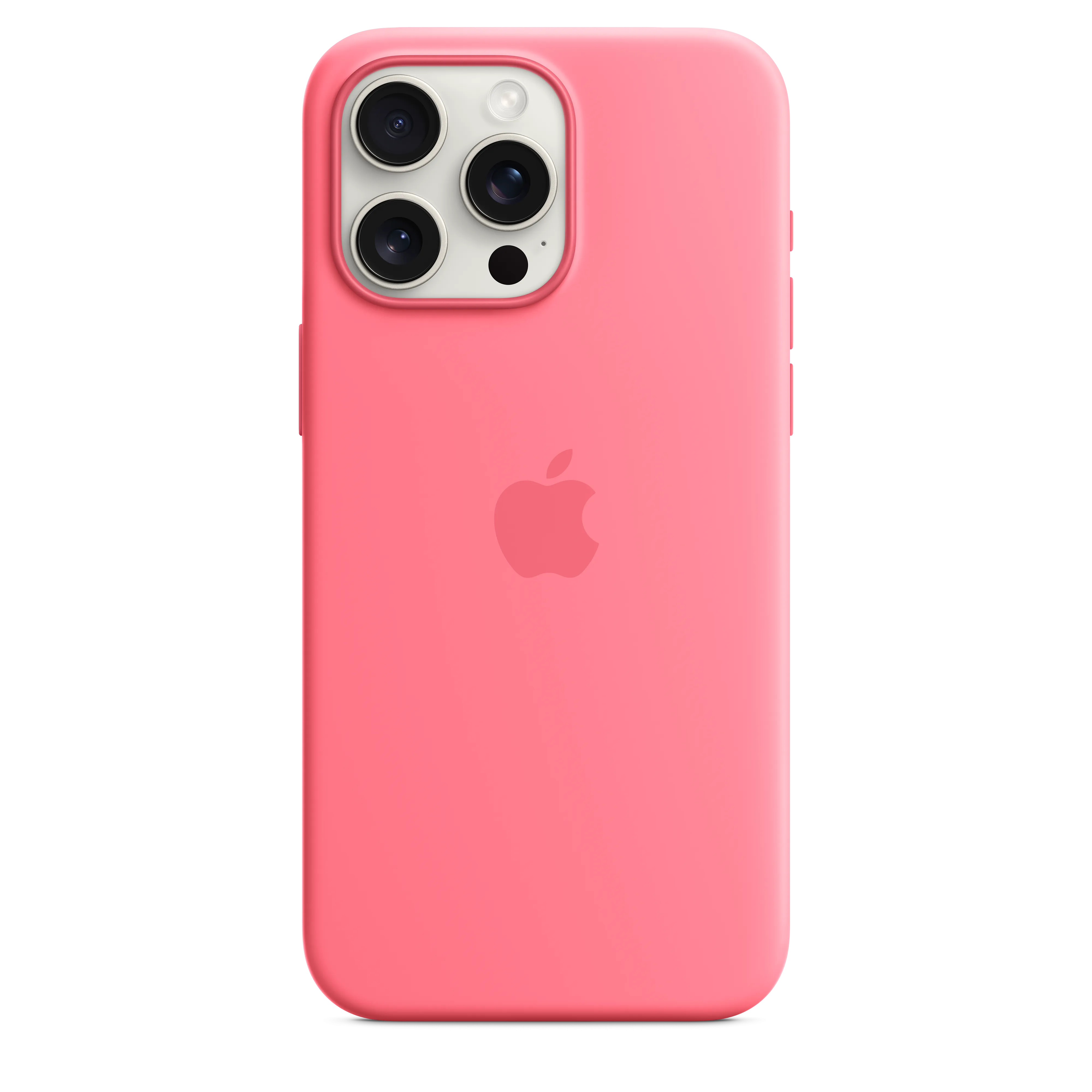 iPhone 15 Pro Max Silicone Case with MagSafe - Pink