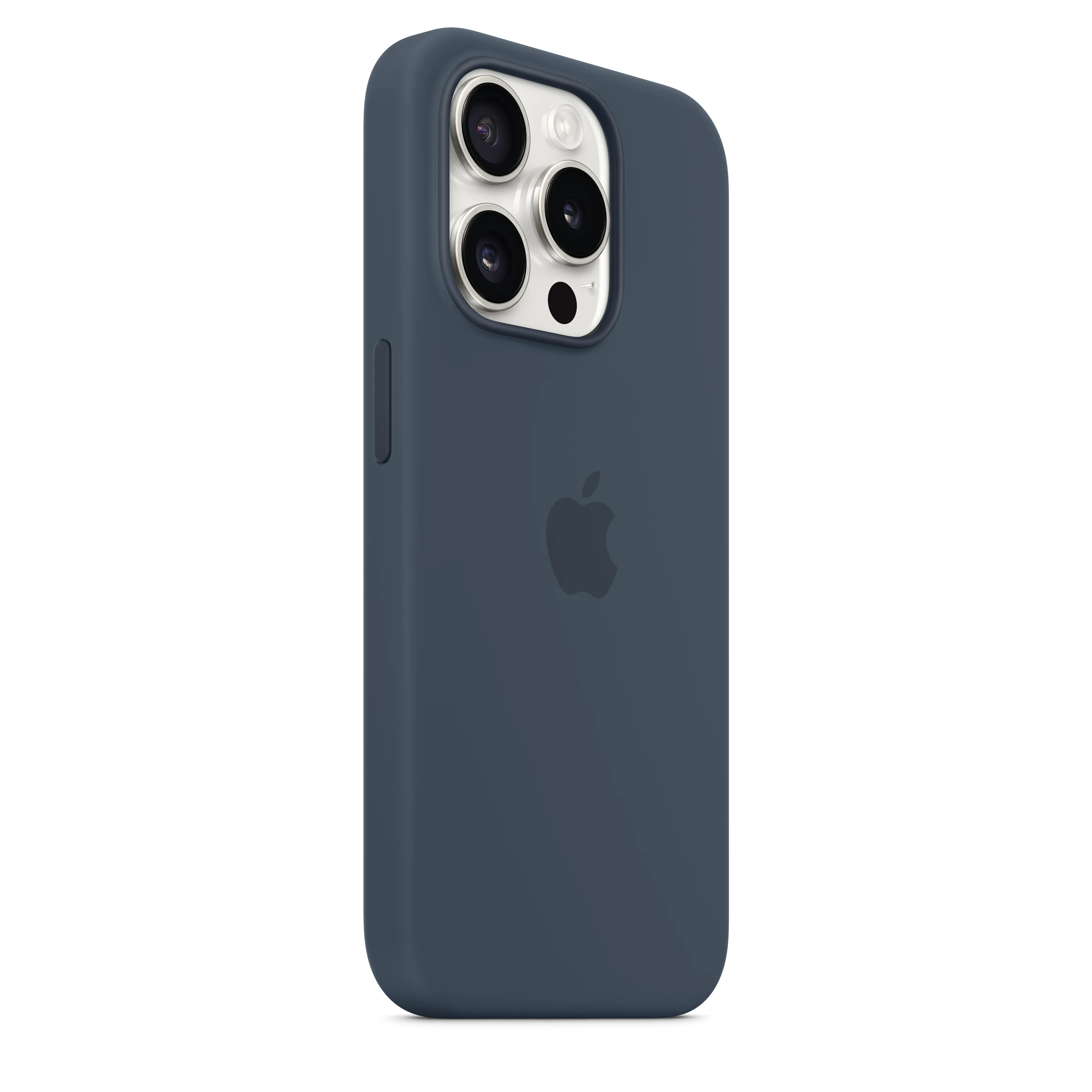 iPhone 15 Pro Silicone Case with MagSafe - Storm Blue