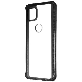 ITSKINS Hybrid Clear Case for Motorola One 5G Ace (2021) - Black & Transparent