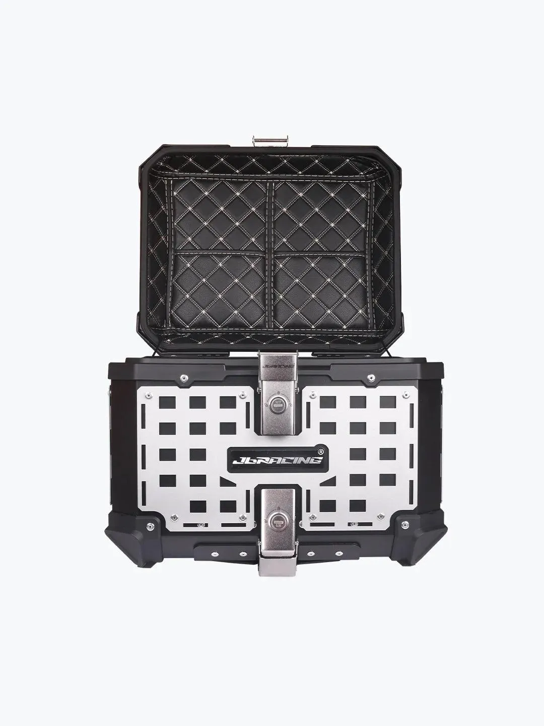 Jb Racing Top Case 3D Mesh 45L Black With Back Rest Pad