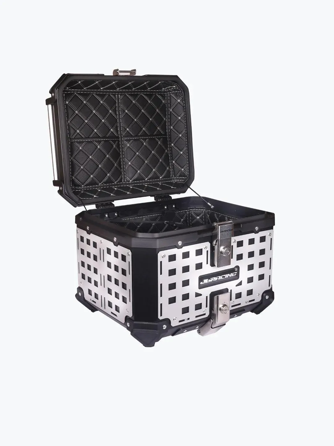 Jb Racing Top Case 3D Mesh 45L Black With Back Rest Pad