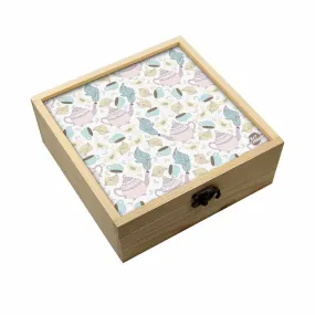 Jewellery Box Makepup Organizer -  Bird Cup Of Tea