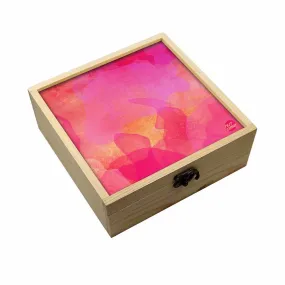 Jewellery Box Makepup Organizer -  Pink Watercolor