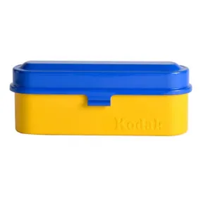 Kodak Steel 135mm Film Case (Blue Lid/ Yellow Body)