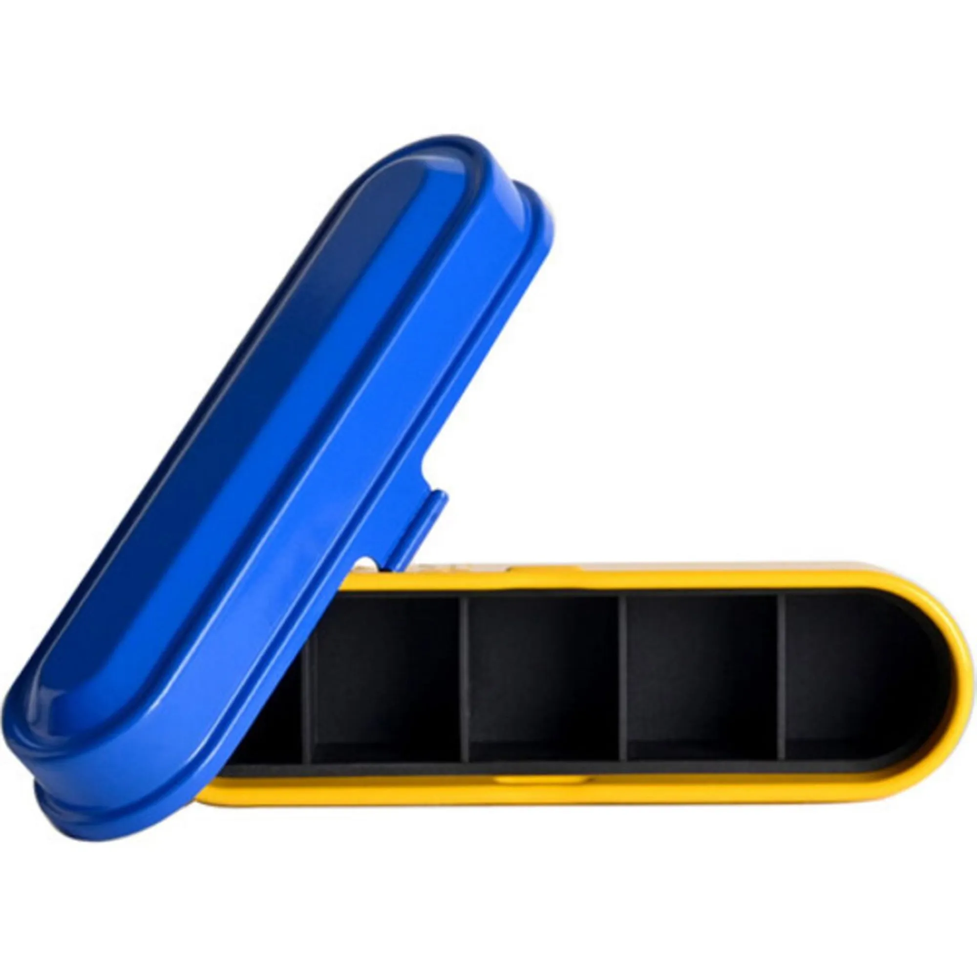 Kodak Steel 135mm Film Case (Blue Lid/ Yellow Body)