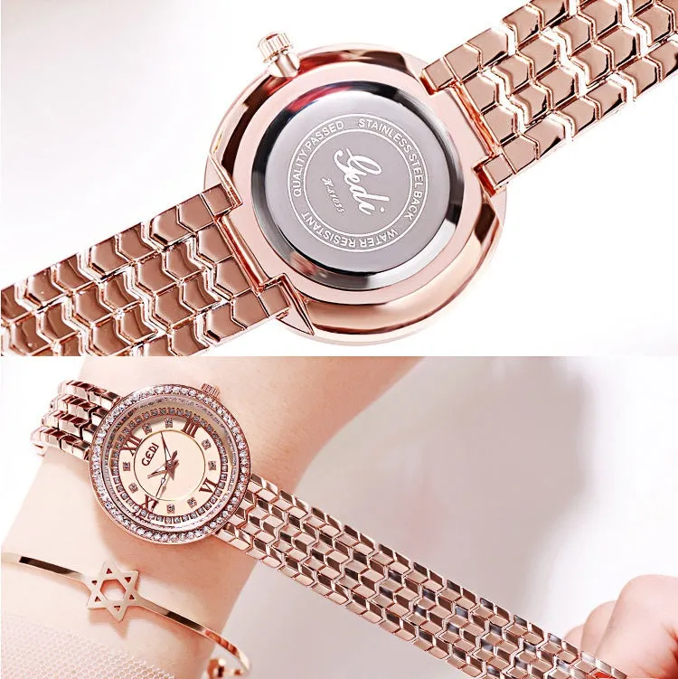 Large Round Dial Women's Watch