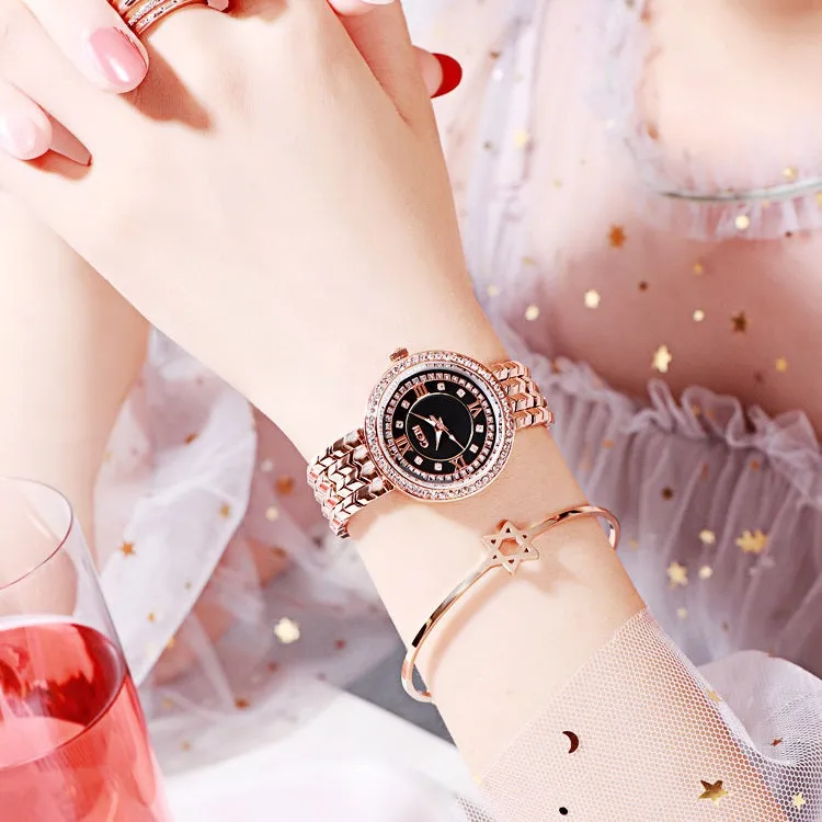 Large Round Dial Women's Watch