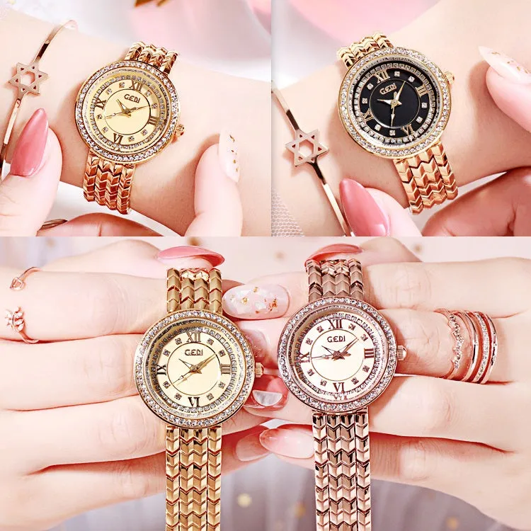 Large Round Dial Women's Watch