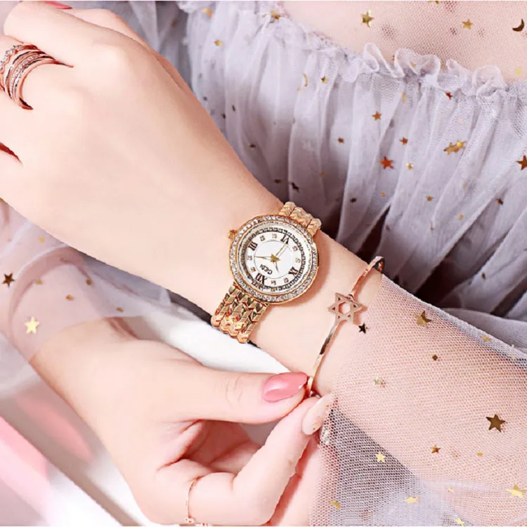 Large Round Dial Women's Watch