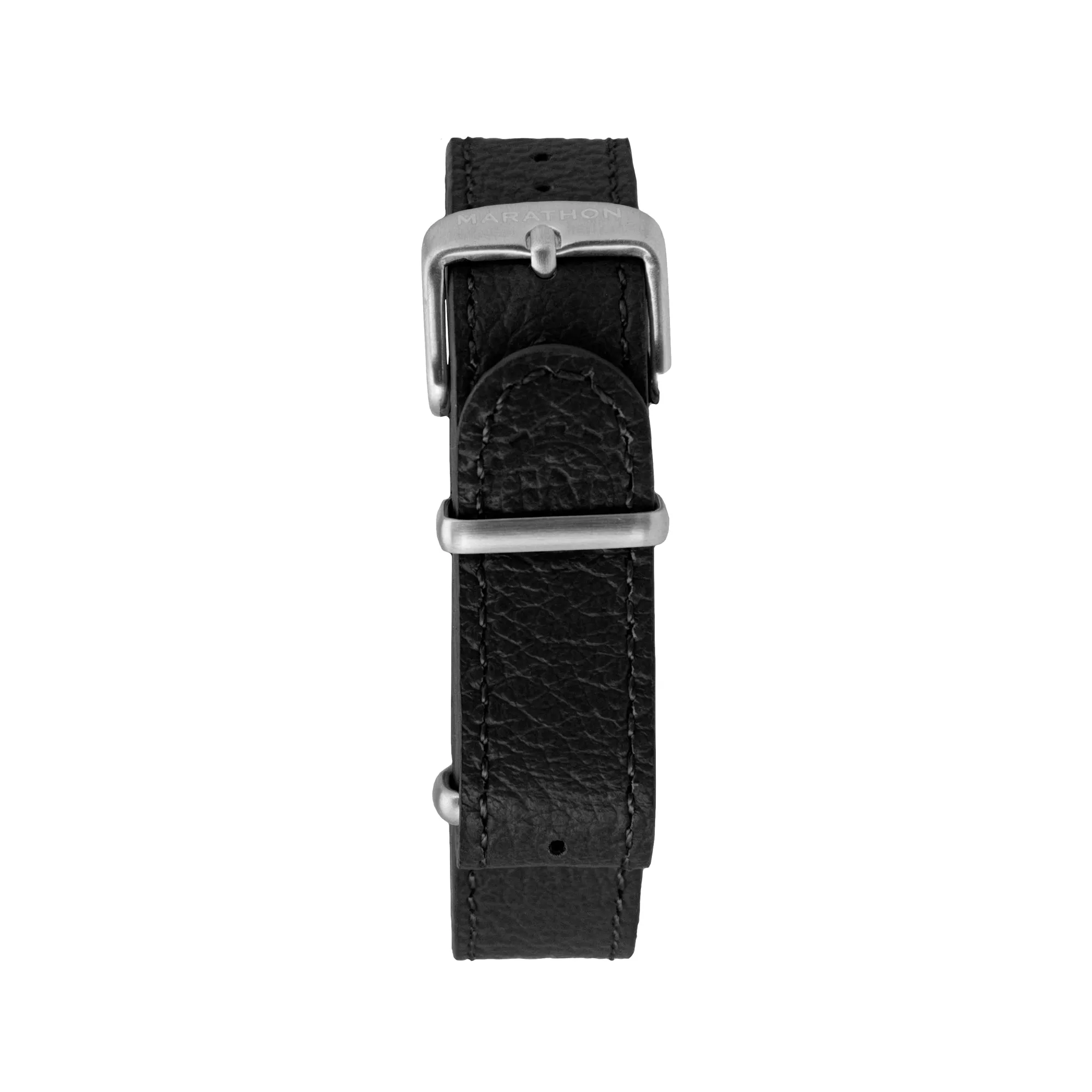 Leather DEFSTAN Strap, Black, 16mm