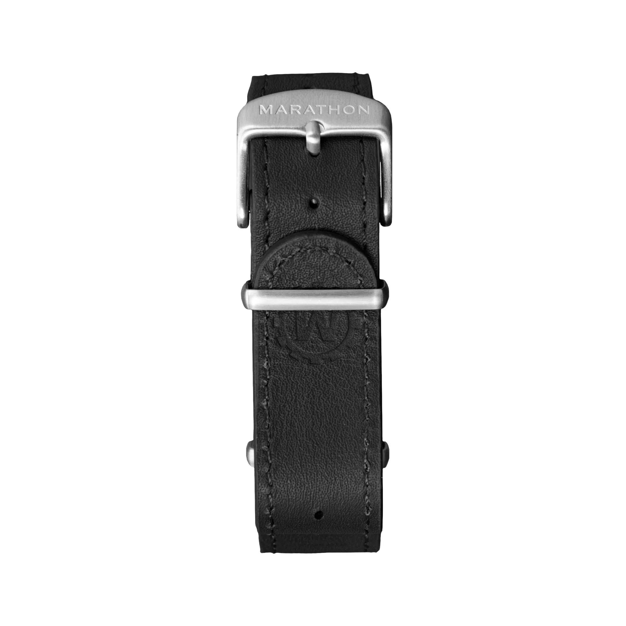 Leather DEFSTAN Strap, Black, 18mm