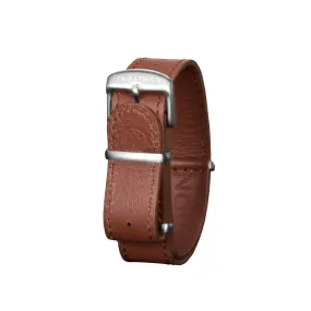 Leather DEFSTAN Strap, Dark Tan, 20mm