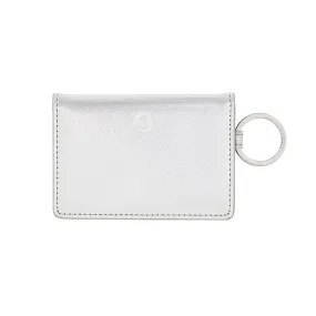 Leather ID Case - Quicksilver