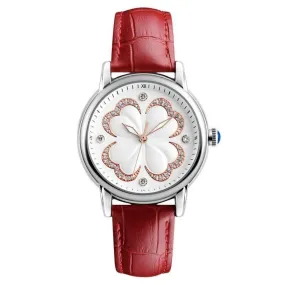 LEIBIG L1002 Four-Leaf Clover Fashion Women Watch