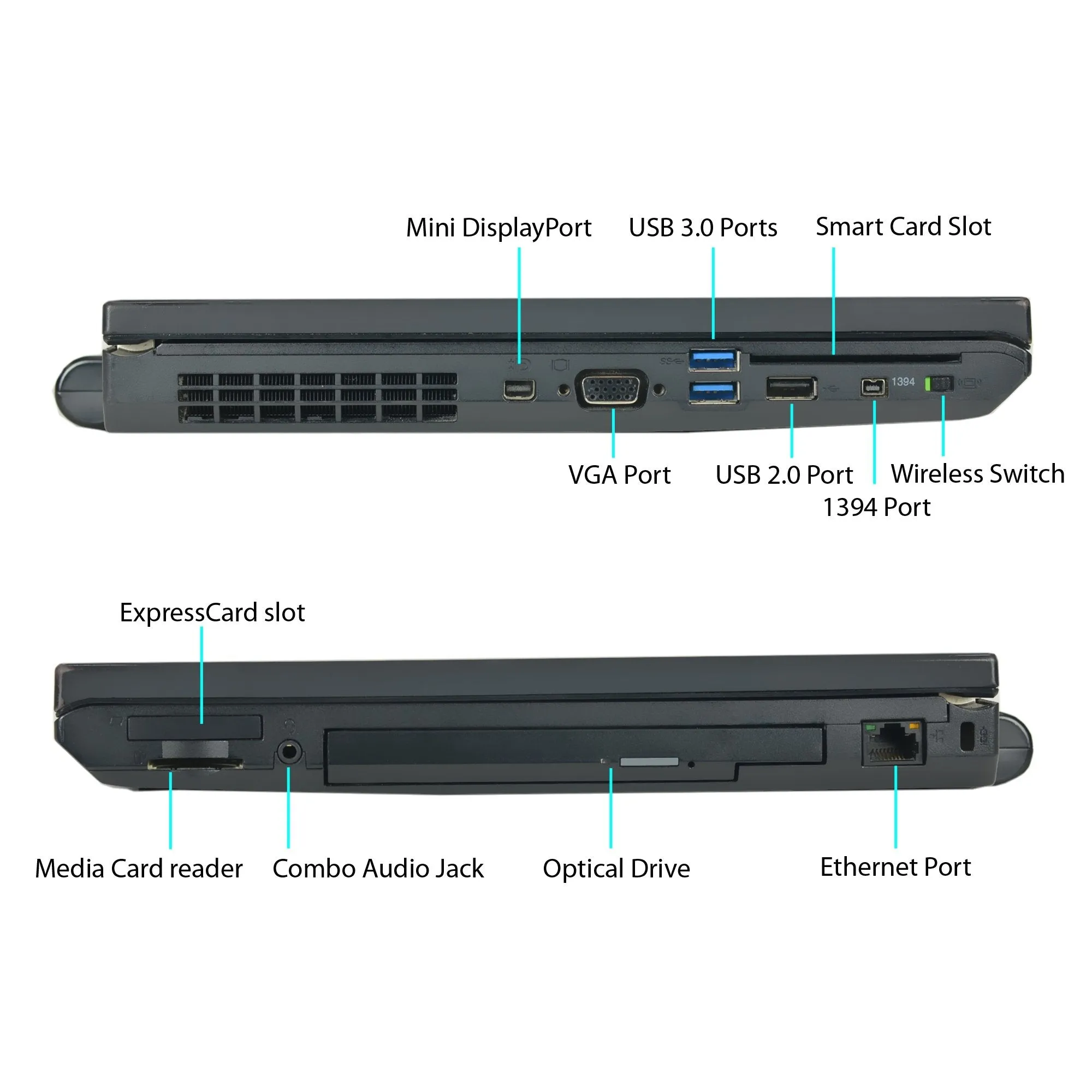 Lenovo ThinkPad W530 15.6" Quad Core Workstation - LED 1920 x 1080p Full HD Intel Quad Core i7-3720qm 2.6GHz up to 3.6Ghz 16GB Nvidia Quadro 500GB HDD or 128SSD Windows 10 Pro - Certified Refurbished