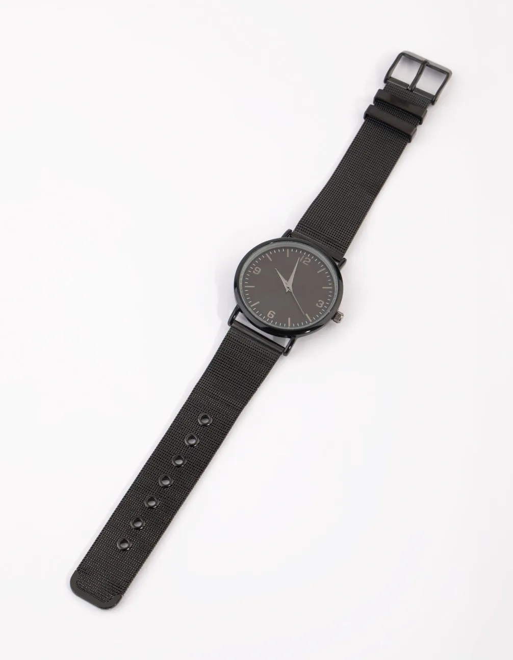 Matte Black Diamante Watch